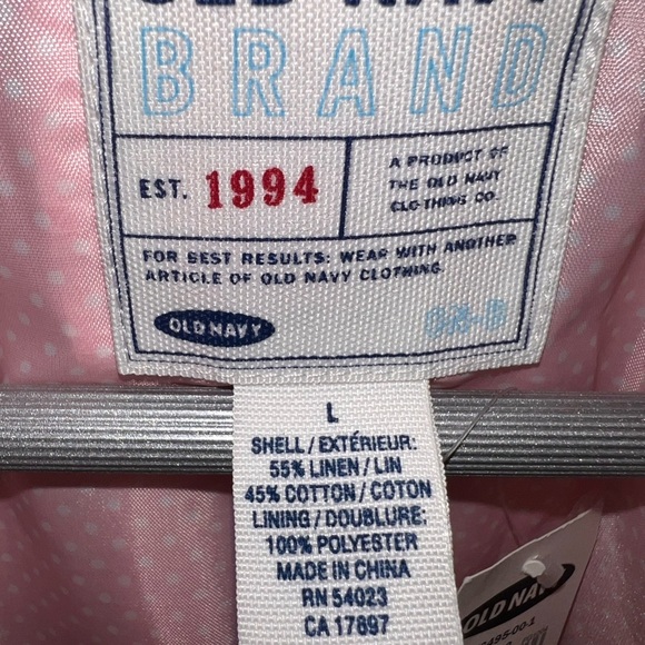 Old Navy Pink Tweed Blazer Large - Picture 6 of 10